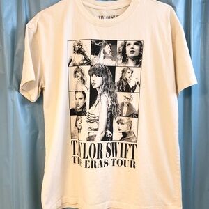 Taylor Swift The Eras Tour beige/cream t-shirt